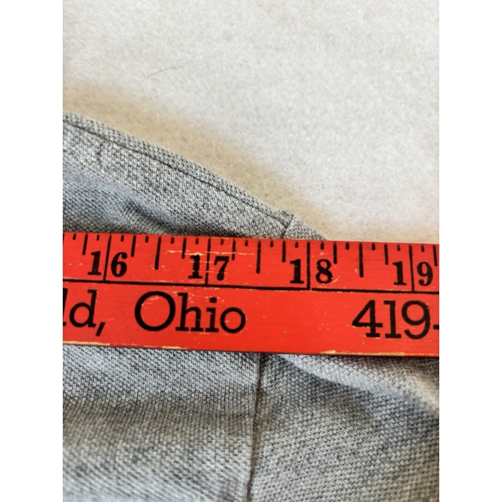 Ralph Lauren Polo Shirt Mens XL Gray Custom Slim Fit Crown Golf Emblem Big Pony - Picture 8 of 8